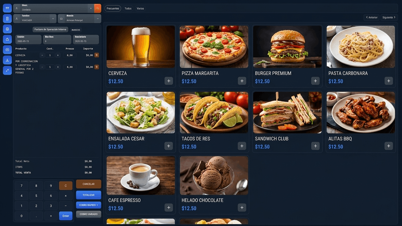 Módulo punto de venta POS del ERP DYNA SOFT
